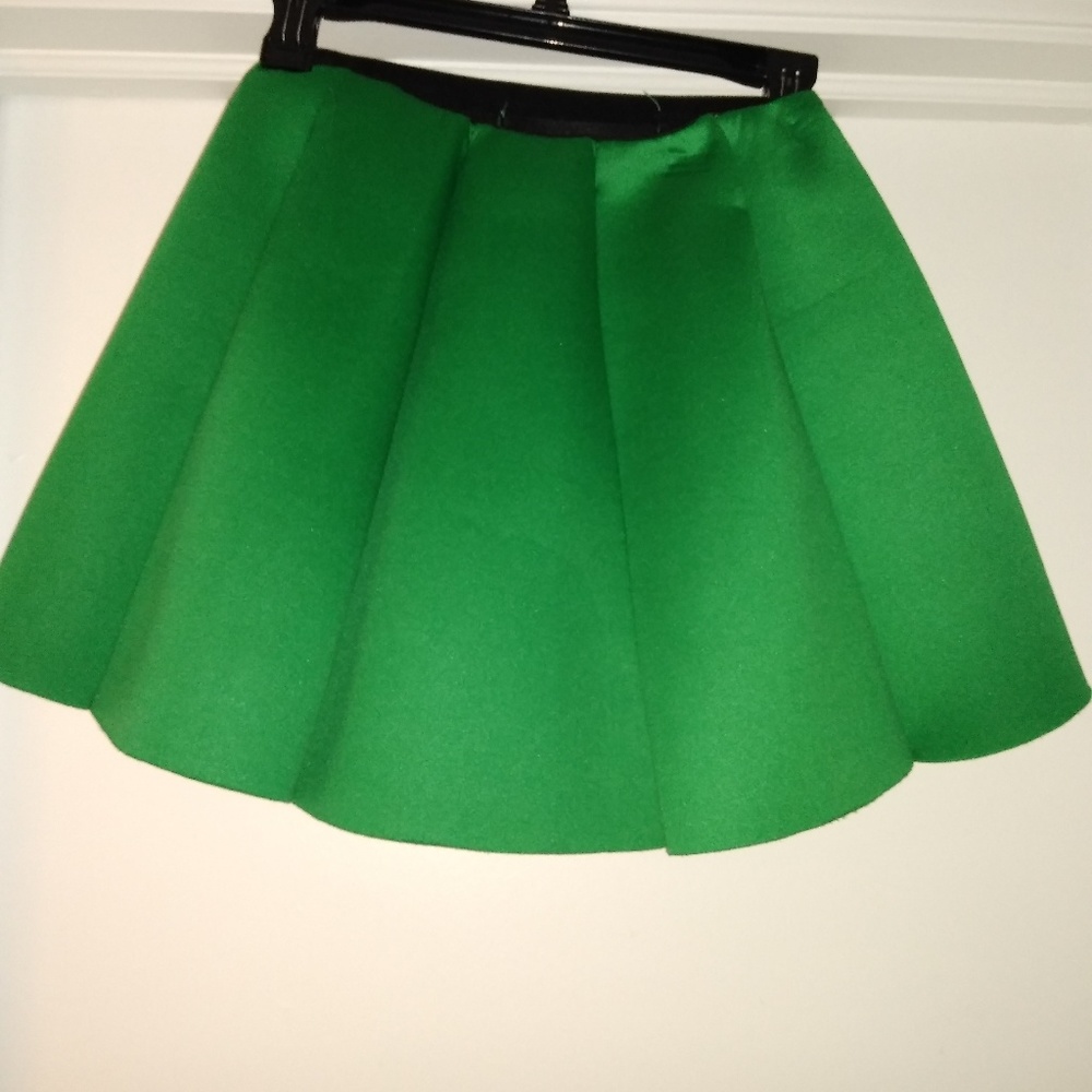 Green skirt